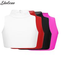 Kids Criss Cross Tank Tops Metallic Sleeveless Dance Crop Top Girls Ballet Dance Workout Gymnastics Tank Tops Yoga Activewear