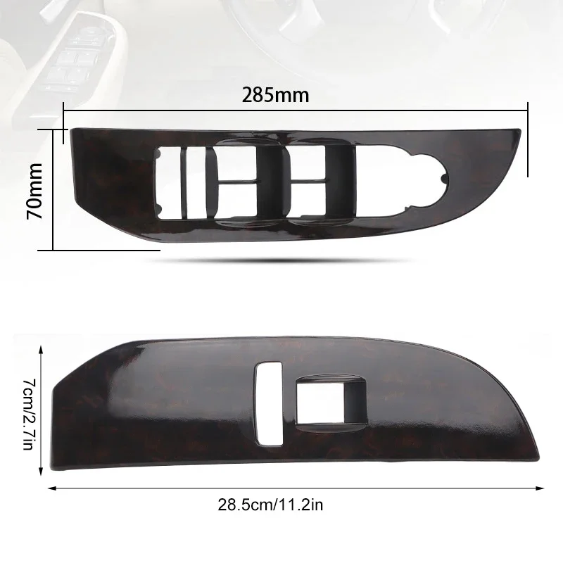 Front Window Switch Bezel Cover for Chevy Avalanche Silverado Suburban Tahoe GMC Sierra Yukon XL 2007-2009 25924151 20877646