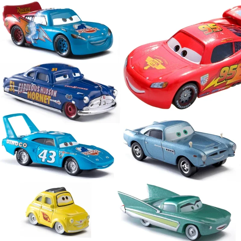 

Коллекция автомобилей Disney Pixar 3, 1:55, молния Маккуин, материал Кинг Круза, литая под давлением металлическая модель, игрушка, развивающая игрушка, подарки для детей