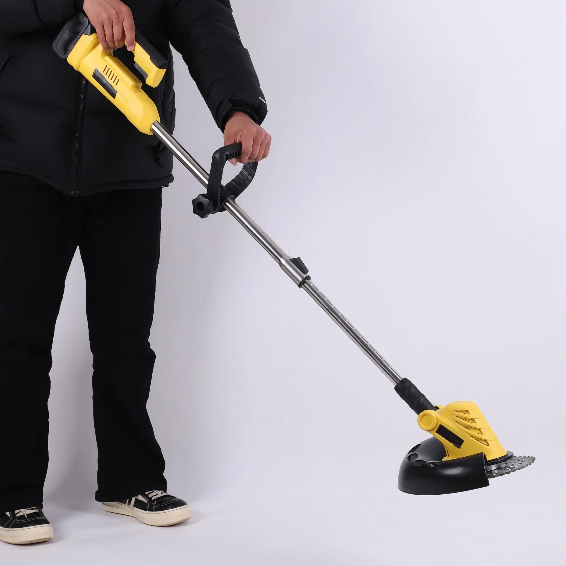 يصلح لديوالت 20 فولت محرك كهربائي بدون فرشاة قاطع لاسلكي إزالة الأعشاب المنزلية قابلة للشحن لحديقة الحديقة التشذيب أدوات التقليم