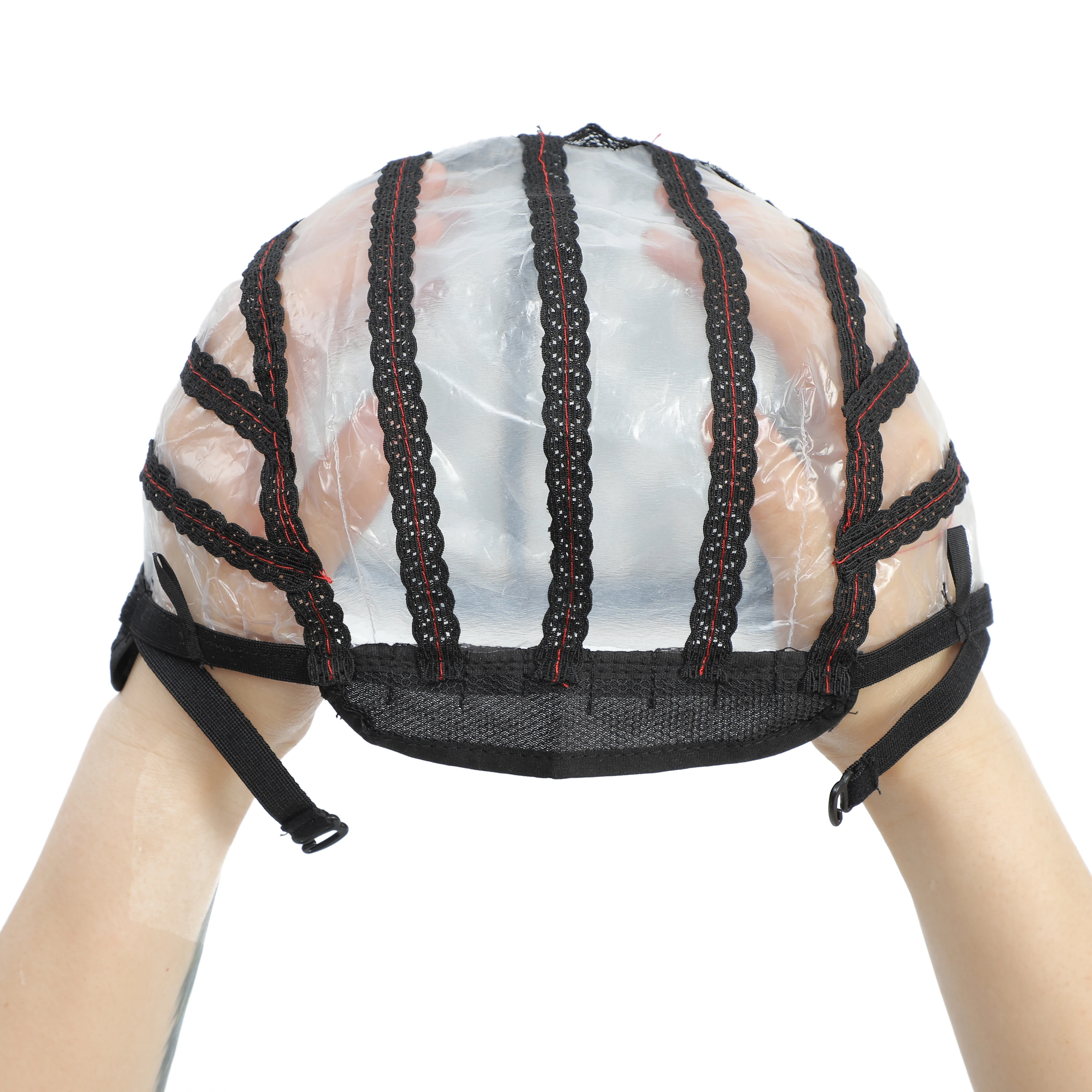 5pcs/lot Wig Caps for Making Wigs with Elastic Band on the Back Easy Weaving Ventilated Wig Caps with Plastic