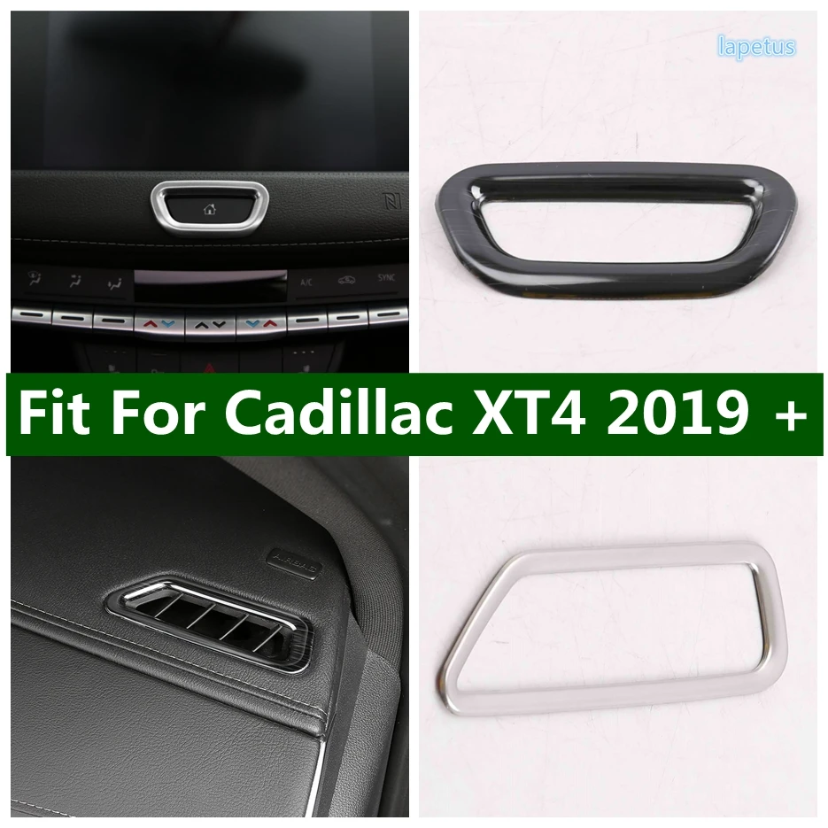 

Dashboard Upper Air Conditionnal Vent Cover Trim AC Outlet Frame Fit For Cadillac XT4 2019 - 2023 Car Interior Refit Accessories