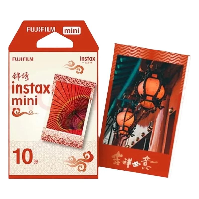Folia kolorowa Instax Mini wersja chińska do aparatu Fujifilm Instax Mini 12 40 90 Liplay Evo, 10-50 arkuszy papieru fotograficznego do Link 3 — zdjęcie produktu 7
