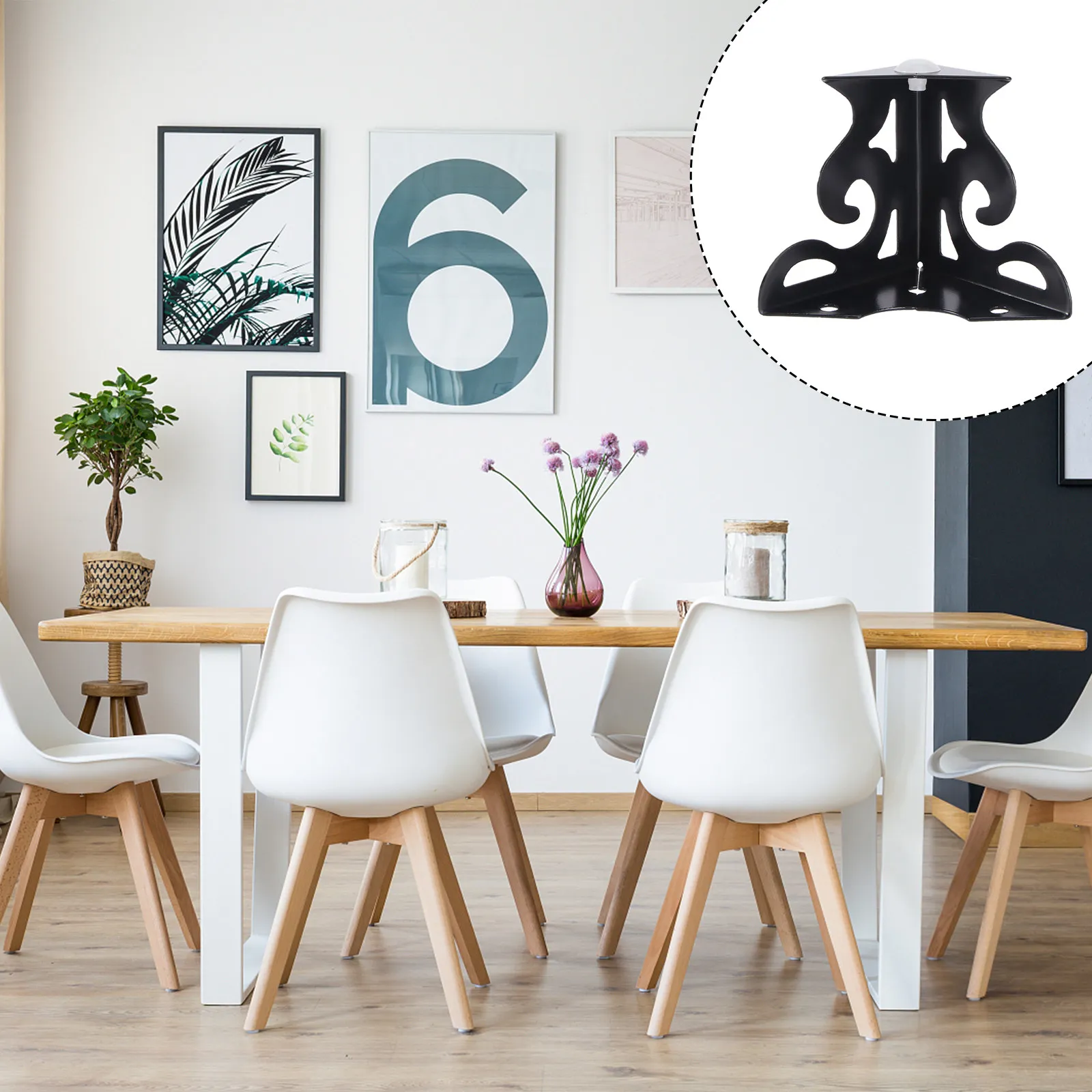 4pcs Hollow-out Furniture Supports Tea Table Bearing Feet Accessories - Durable Legs for Cabinet And Furniture