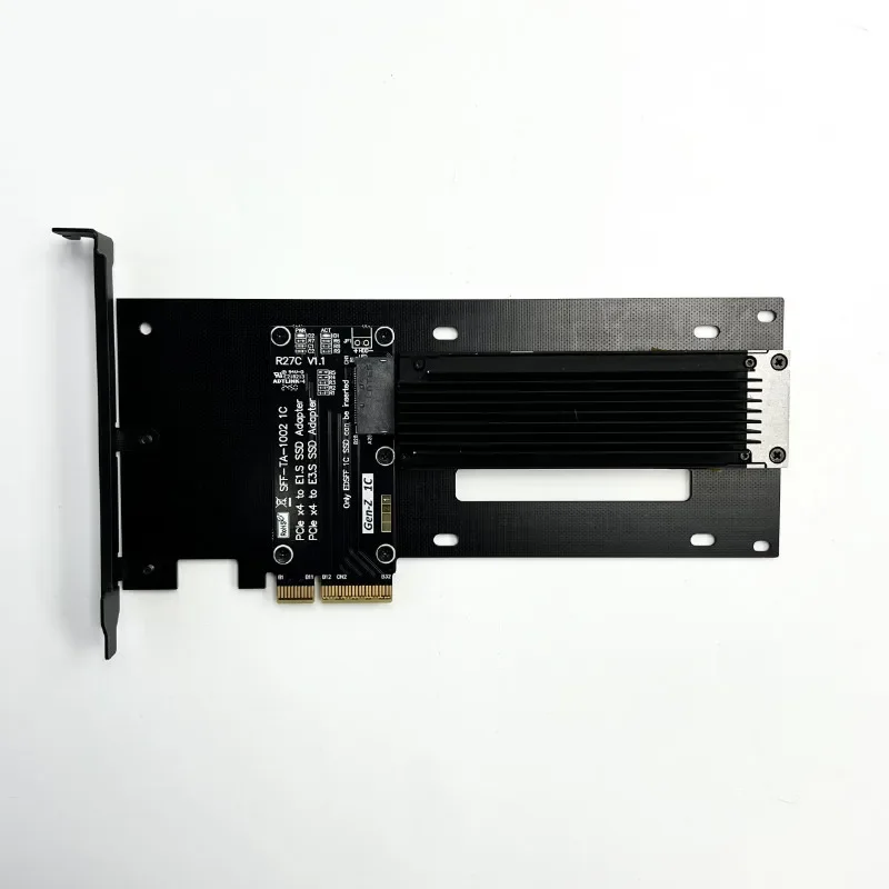 

Support Gen5 PCIe 5.0 x4 to U.2/U.3/E1.S/E3.S Hard Disk Adapter with Bracket