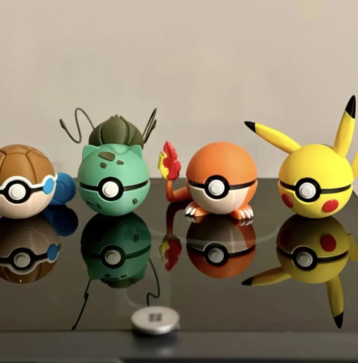 재고 있음 3D 프린팅 포켓몬 포켓볼 포켓 몬스터 모양 볼 장식품 포켓몬 선물 모델 컬렉션 선물 생일 장난감