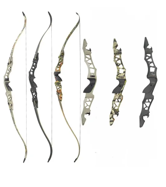 JUNXING F166 Boog 64 "ILF Recurve Boog 30-60lbs Takedown 21" Boog Riser Boogschieten Jacht Schieten