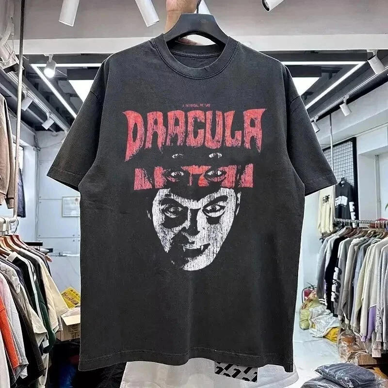 Dracula (original By Bram Stoker) 90s Movie Black Summer New Casual Harajuku Style Unisex T-shirt