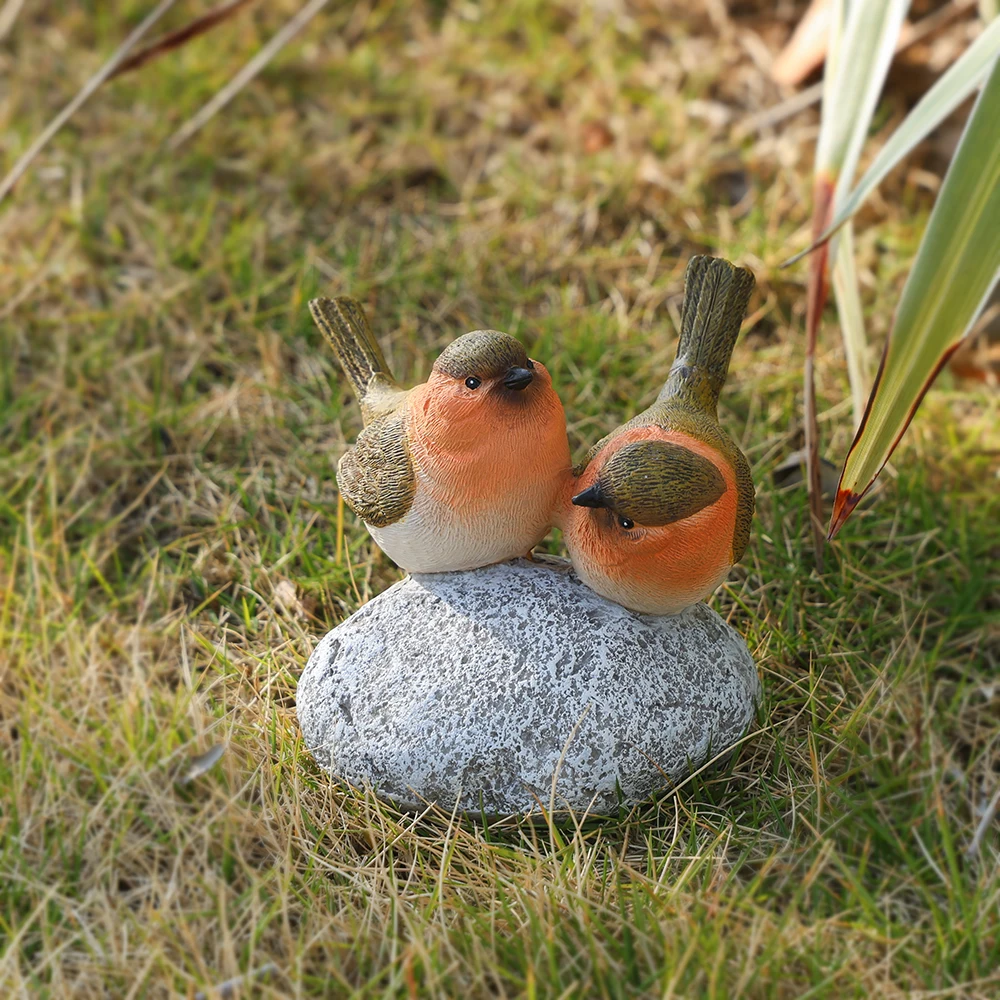 New Arrival: Spring & Summer Bird Resin Ornament Home Courtyard Outdoor Garden Landscaping Decor Resin Craft Garden Decoration