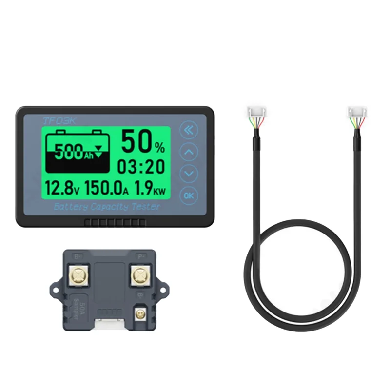 

AT02-Voltage And Current Tester Battery Power Meter For Monitoring The Charge, Voltage And Power Of General Automotive Batteries