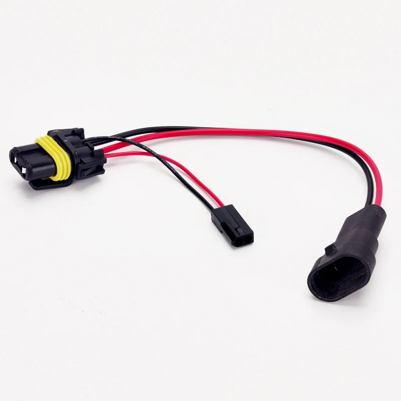 1pc 2pcs  9005 9006 Universal Adapters Wire Harness Connector for the HID Bi-Xenon Headlight H/L Retrofit H1 D2s HID Bulb