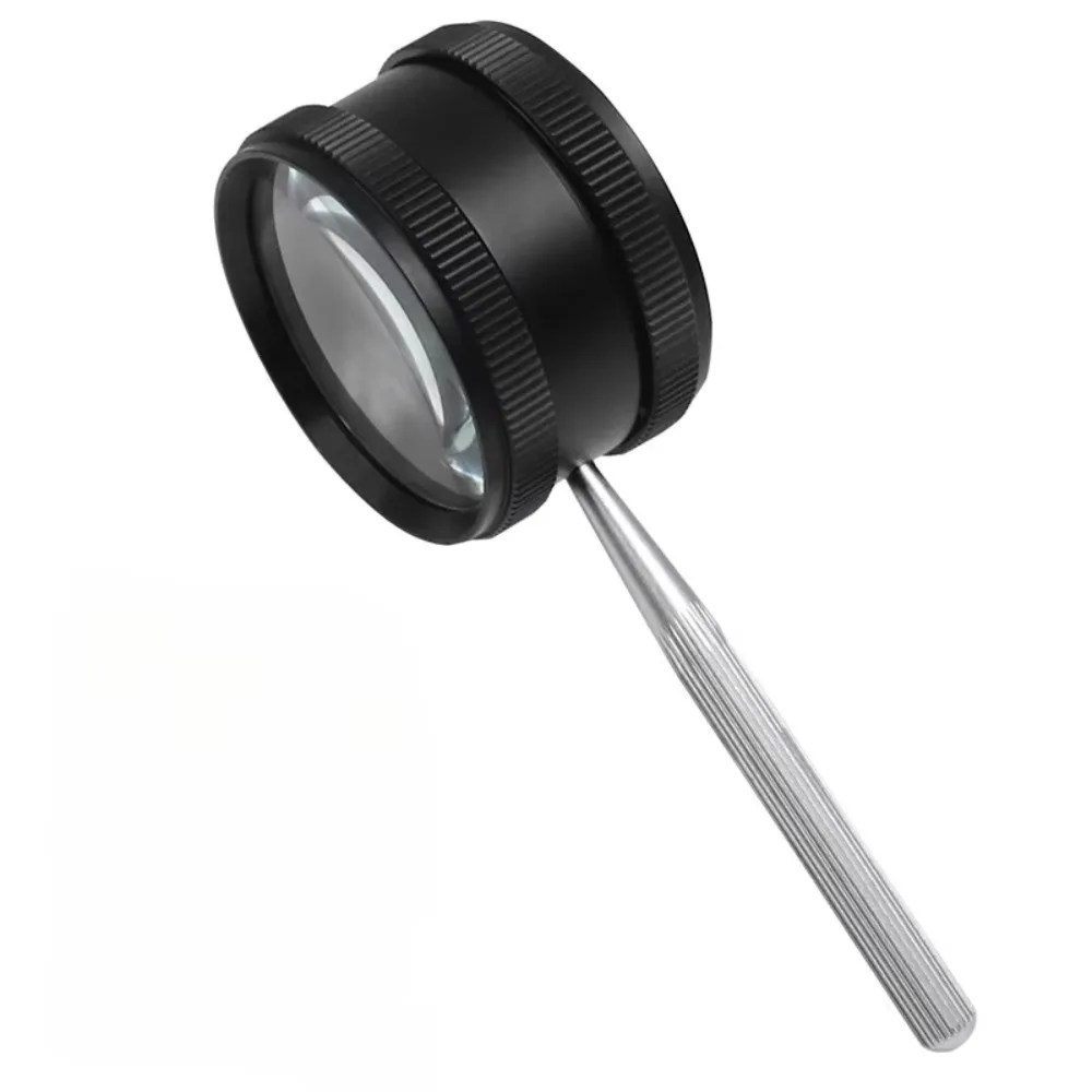 

Detachable Handle 35X Handheld Magnifier Double-Layer Small Magnifying Glass Optical Easy To Carry Magnifying Loupe Jewelry