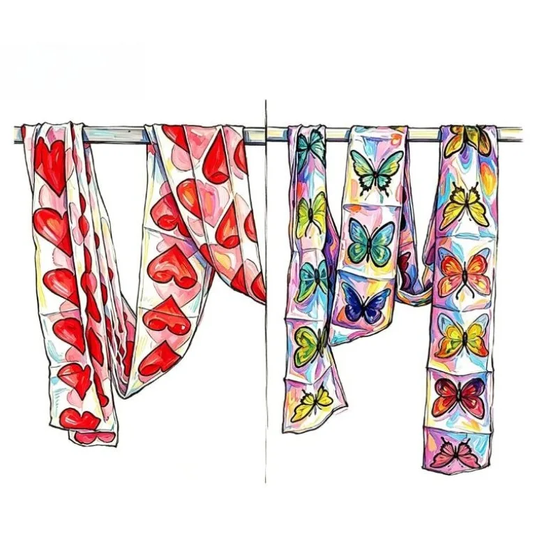 15 Meters Extra-Long Chiffon Silk Scarf Butterfly Stage Magic Tricks Illusions Party Magic Show Illusion Magician Gimmick Prop