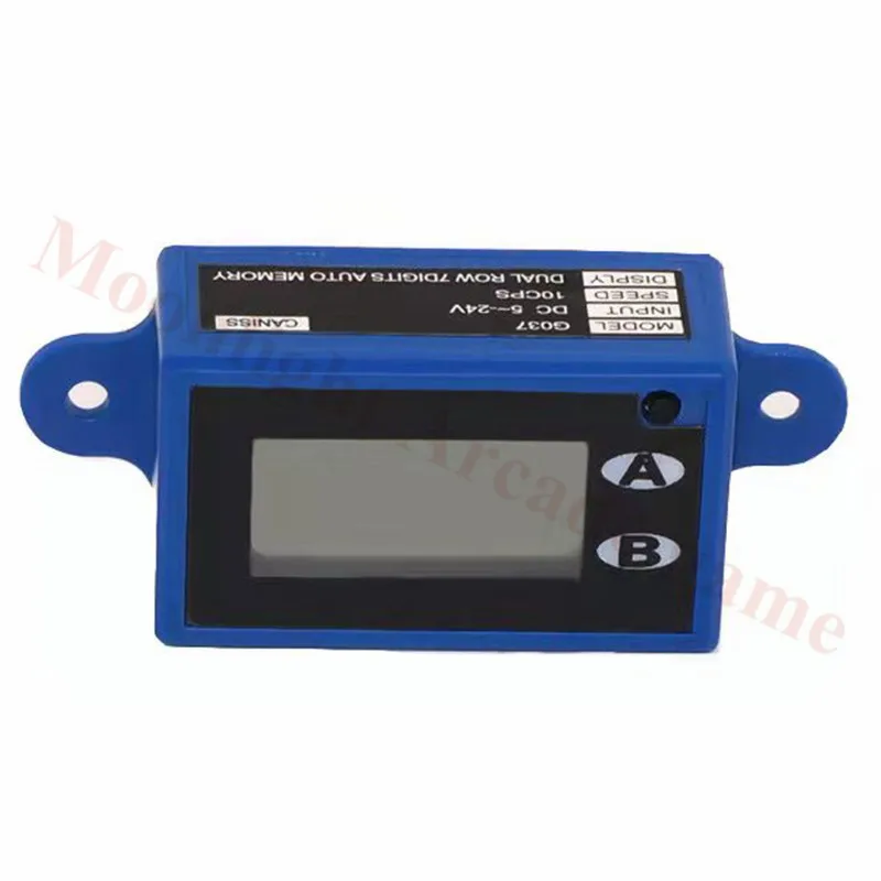 10Pcs/Lot Dual Row Auto memory Display electronic LCD coin counter meter for arcade game machine