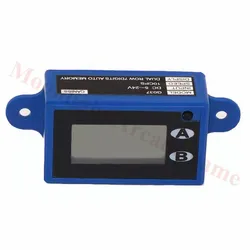 10Pcs/Lot Dual Row Auto memory Display electronic LCD coin counter meter for arcade game machine