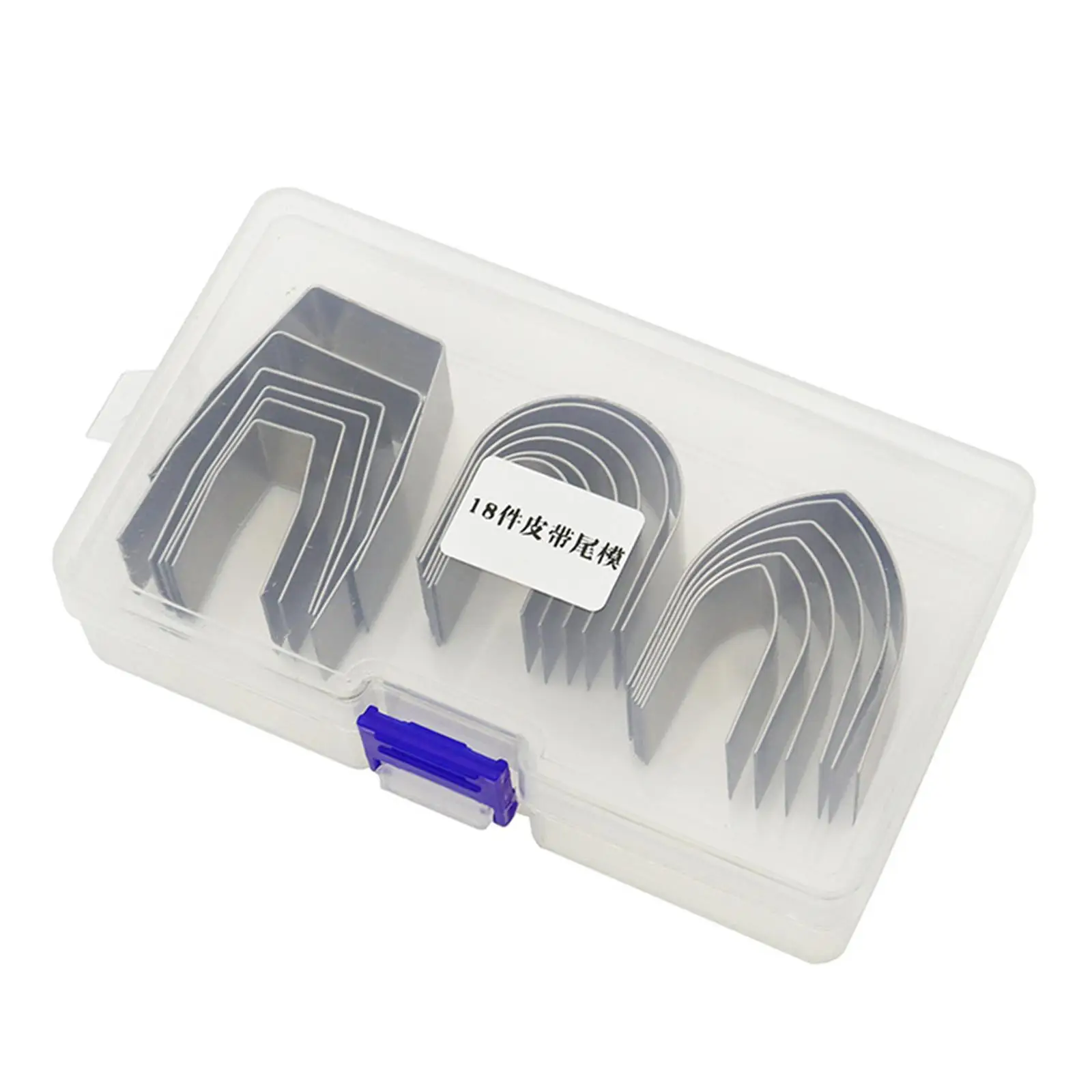 Steel Half Round Cutter Punch for Leathercraft Pattern Bag Belt Strap Diy Hole Making Tool Set