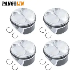 4x N12 N16 Engine Piston & Ring Kit 11257589348 77mm STD Set Fit MINI R55 R56 R57 R58 R60 Cooper Countryman Paceman 2006-2016