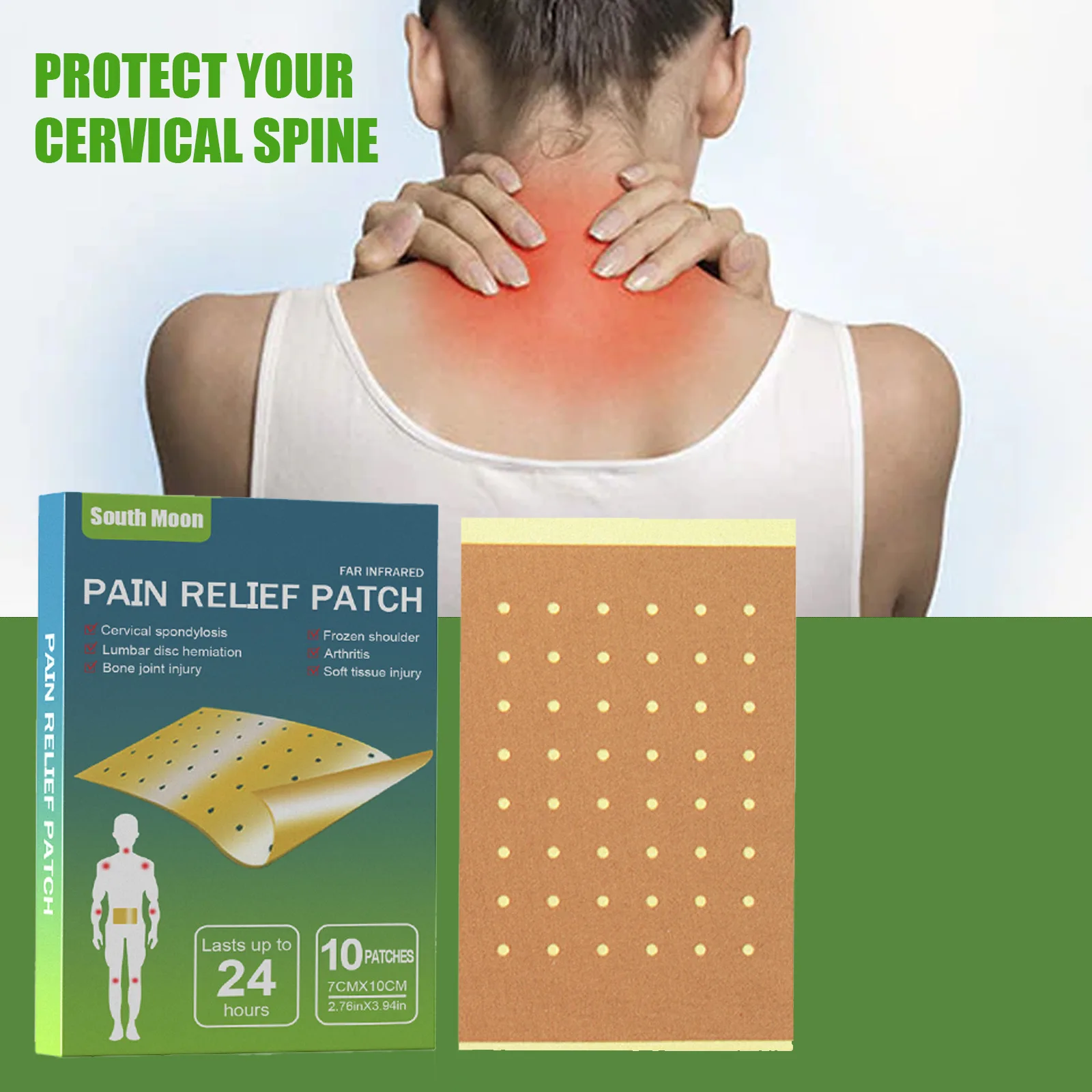 10/30/60/90pcs Medical Plaster Neck Patches Cervical Spondylosis Neck Pain Relief Sticker Arthritis Muscle Strain Body Health