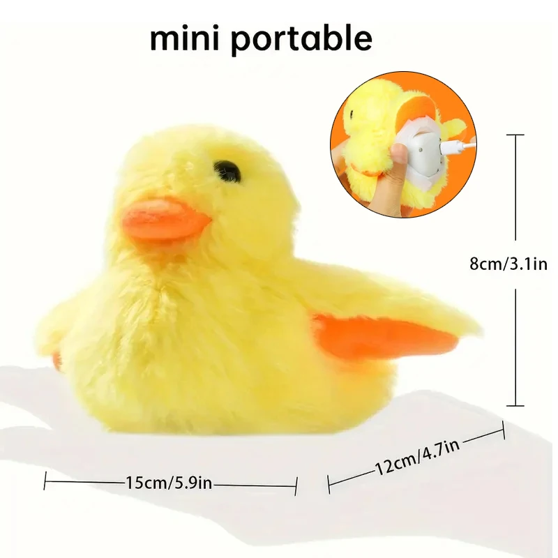 Flapping Duck Cat Toys USB Rechargeable Interactive Electric Bird Toys  Washable Cat Game Plush Toys