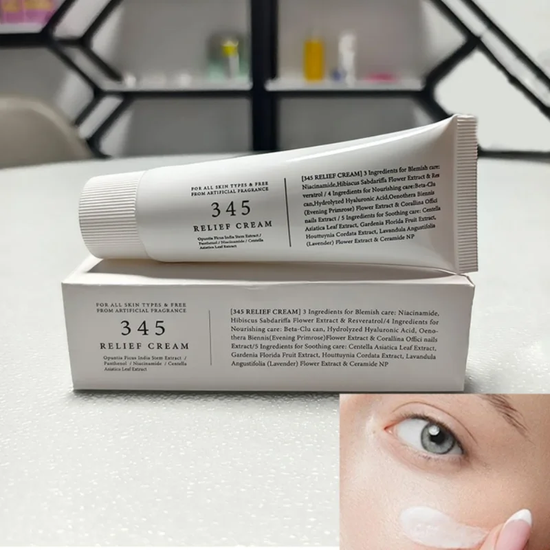 

345 Repair Moisturizing Cream Suitable Dry Skin Daily Moisturizing Nourishing Softening Effects Gentle Non-irritating Face Cream