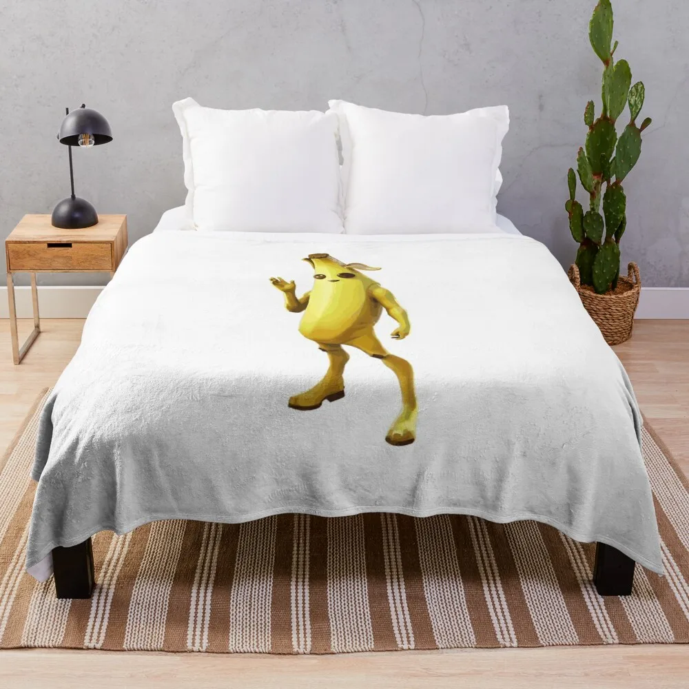 Banana Peely Gaming Character Throw Blanket christmas gifts Sleeping Bag Sofa Quilt Soft Plaid Blankets