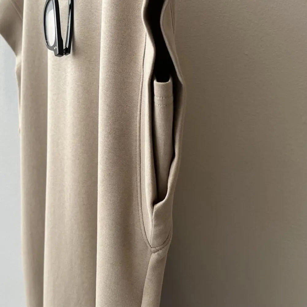 ผู้หญิงเสื้อยืดชุดคอกลมแขนสั้นหลวม Fit ชุดลําลองสีทึบฤดูร้อนชุดลําลอง O-คอ Street เสื้อผ้า