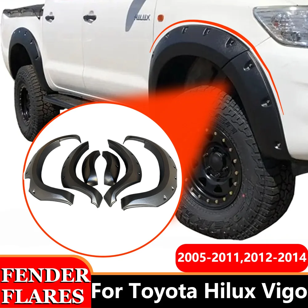 

Wheel Arch Fender Flares For Toyota Hilux Vigo 2005 2006 2007 2008 2009 2010 2011 2012 2013 2014 Double Cabin Pocket Rivet Nut