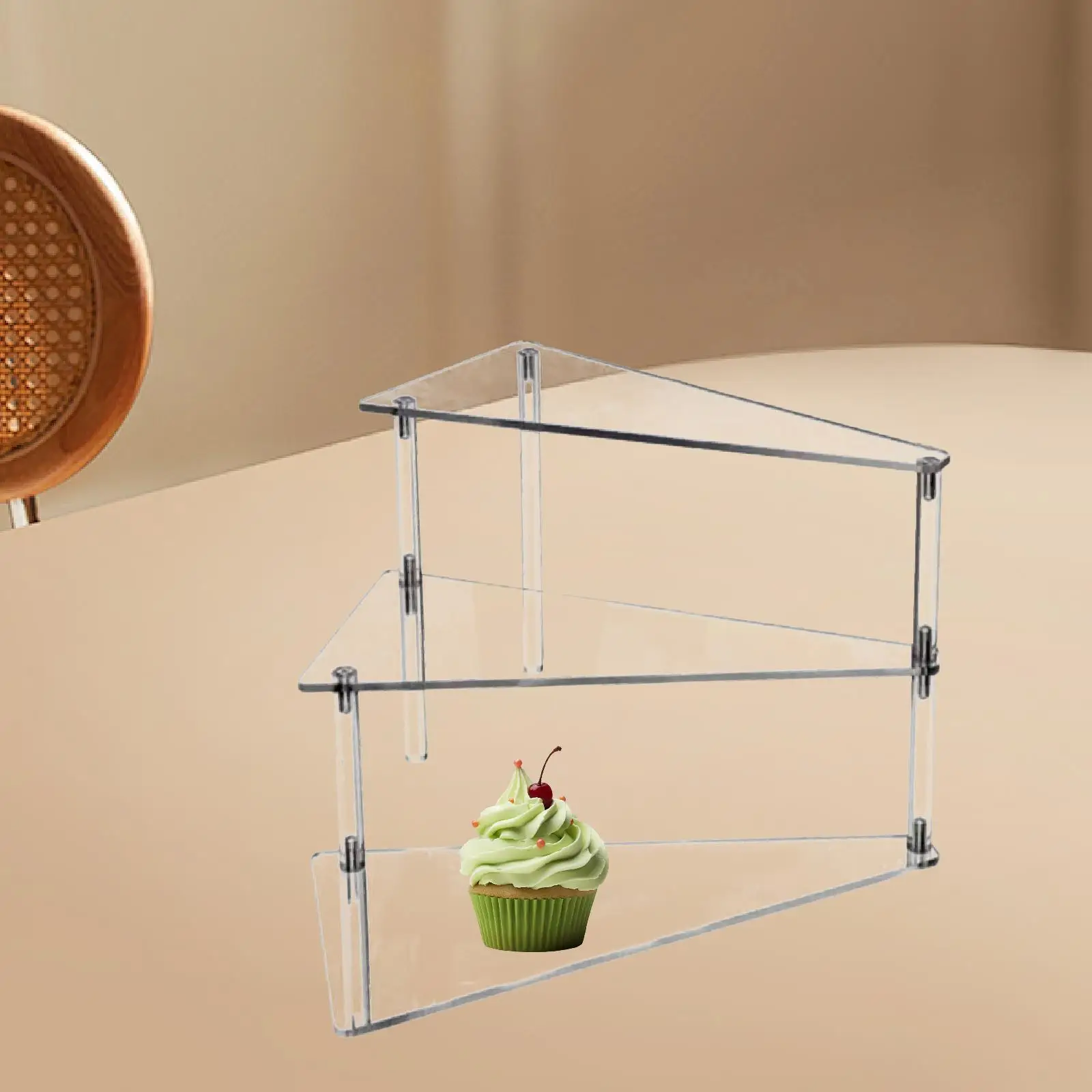 Acrylic Risers Display Stand Perfume Organizer for Celebrations Home Party