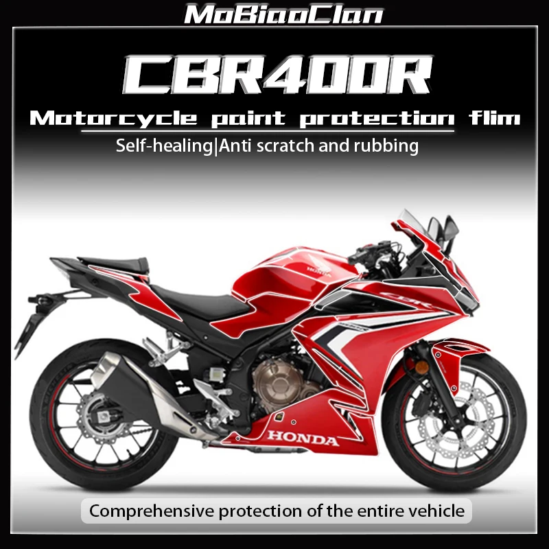 

For Honda CBR400R cbr400r Invisible car coat TPU transparent protective film the entire vehicle film accessories