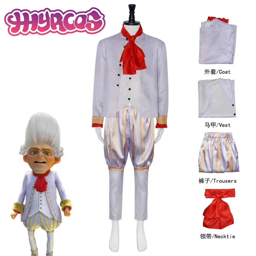 Anime Shrek Rumpelstiltskin Cosplay Costumes Comic Con Rumpel Stilt Skin Cos Suits For Men Women Halloween Role Outfits Party