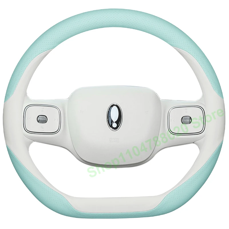 

Для Great Wall Euler Good Cat 2025 2024, чехол на руль автомобиля, ультратонкий дышащий кожаный чехол без запаха, универсальный, всесезонный