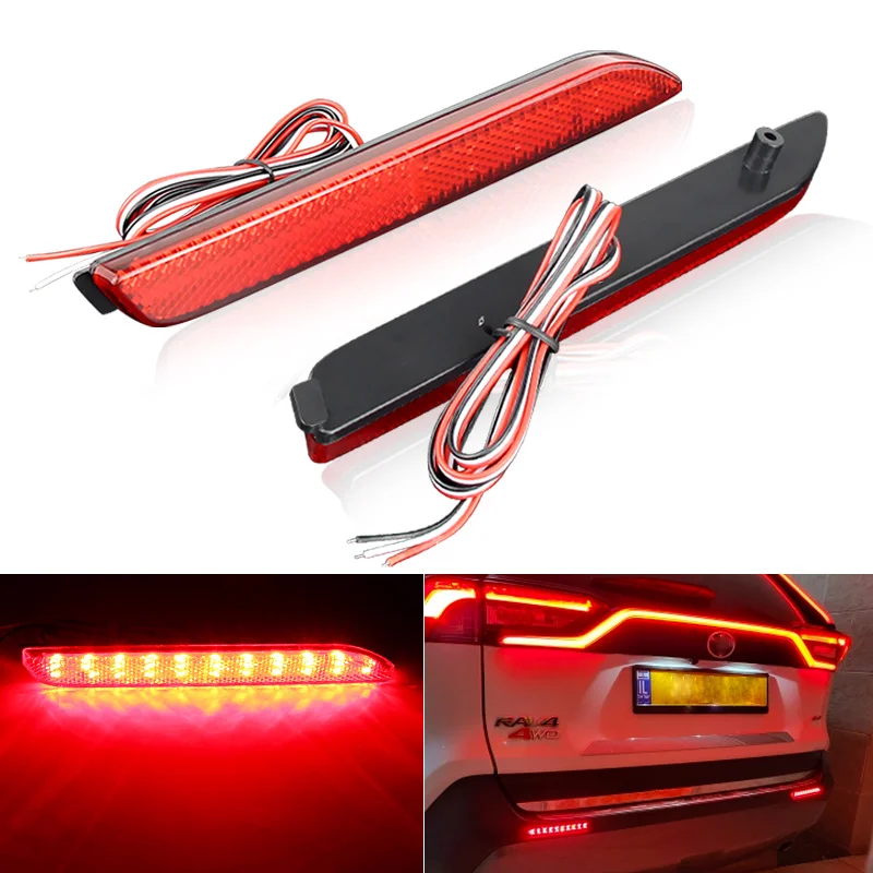 

1 Pair Car 36 LED Rear Bumper Reflector Lamp Tail Brake Stop Light For Toyota Sienna Reiz Wish Mark X SIENNA EZ Harrier