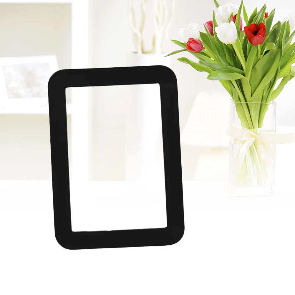 

7 Inch Pvc Strong Magnetic Refrigerator Photo Frames Diy Bare Frame For Refrigerator Cabinet Decor Magnetic Photo Frame