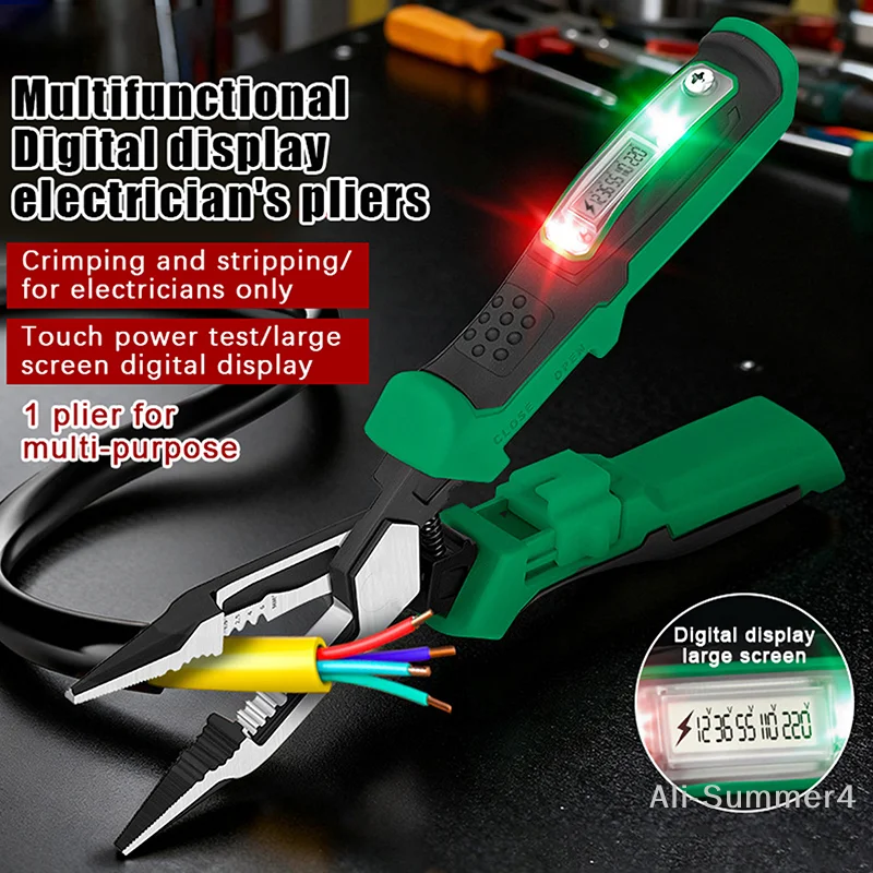 alicate-multifuncional-para-descascar-fios-com-display-digital-teste-de-tensao-corte-de-cabo-alicate-de-eletricista