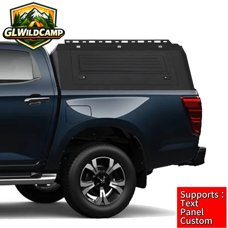 For Mazda Bt50 Truck Roof Waterproof Steel&Aluminum Alloy Hardtop Pickup Canopy with Locking Function and Truck Topper