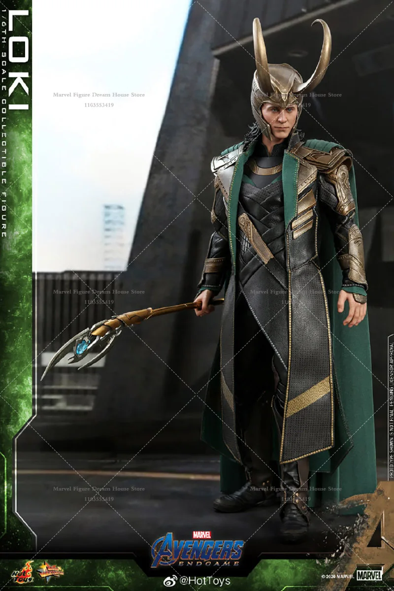 HOTTOYS MMS579 1/6 Scale Marvel The Avengers Supervillain Loki Asgard Princ Fantasy Spell 12-inch Full Set Action Figure Soldier