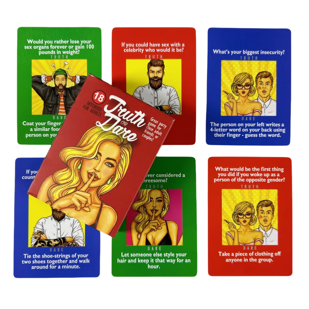 

Карточная игра «Правда или дека», отличная вечеринка, игра для близких взрослых, друзей или пар, настольная колода