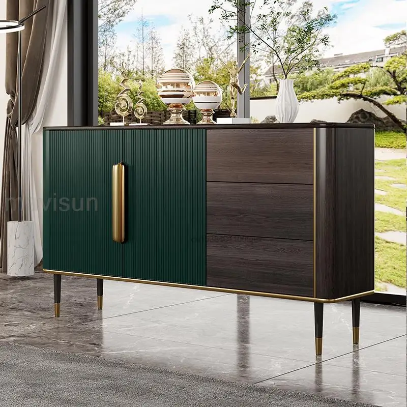 Modern Designer Trimmers Display Sideboard Showcase Home Furniture Kitchen Cabinets Living Room Wooden Storage Cabinet