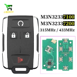 Liberty Remote Car Key M3N32337100 315Mhz For Chevrolet Silverado 1500 2500 3500 2014 2015 2016 2017 2018 For GMC 3/4/5/6 Button