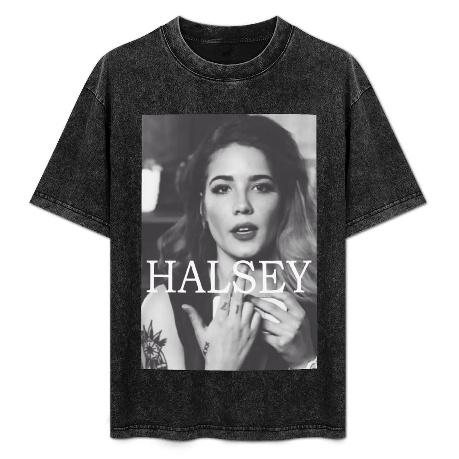 Halsey Poster T-Shirt cute clothes tops baggy shirts funny t shirts men