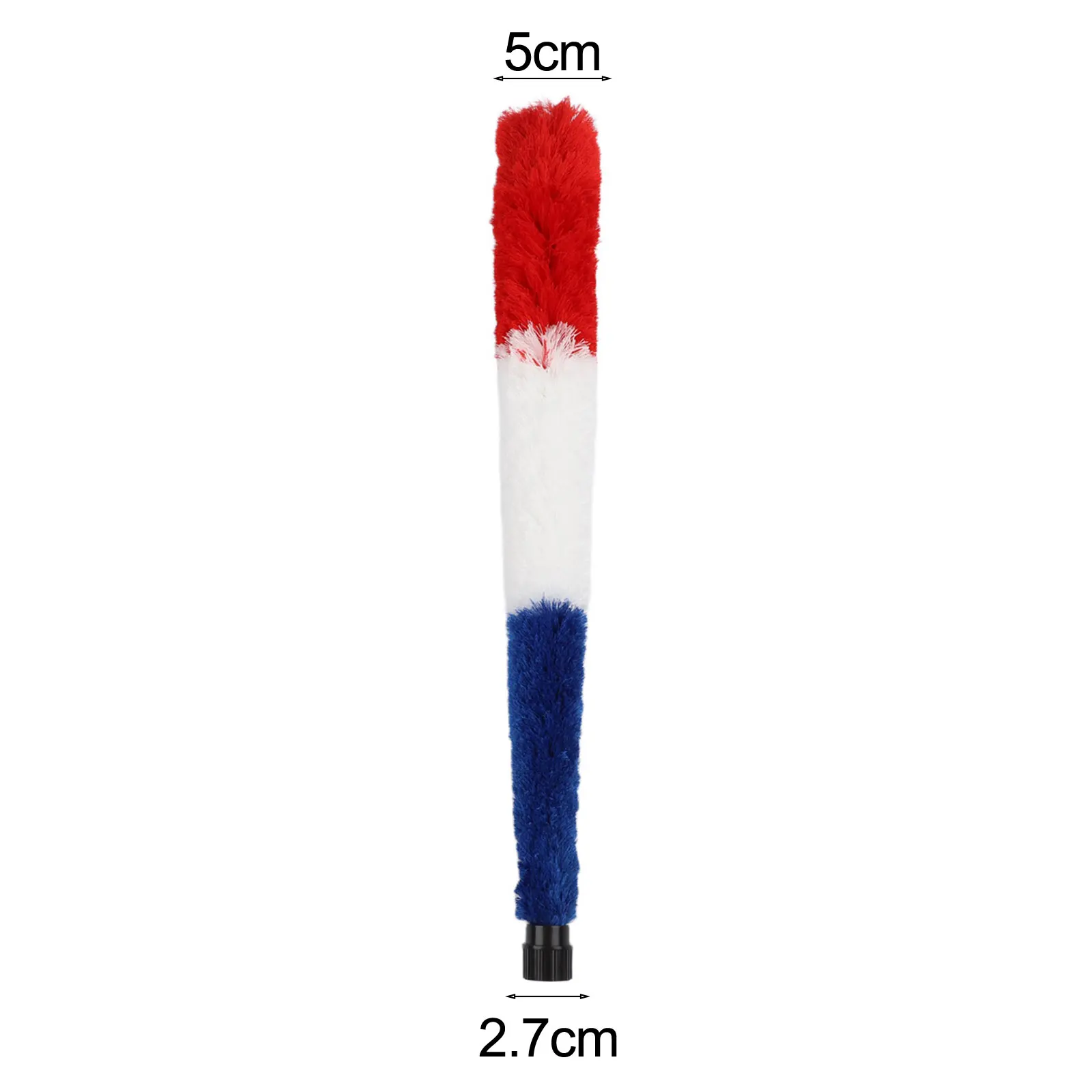 High Density Fiber Brush Cleaning Absorbent Swab , White And Blue Alto Sax Brush Stopper Prevents Scratches High