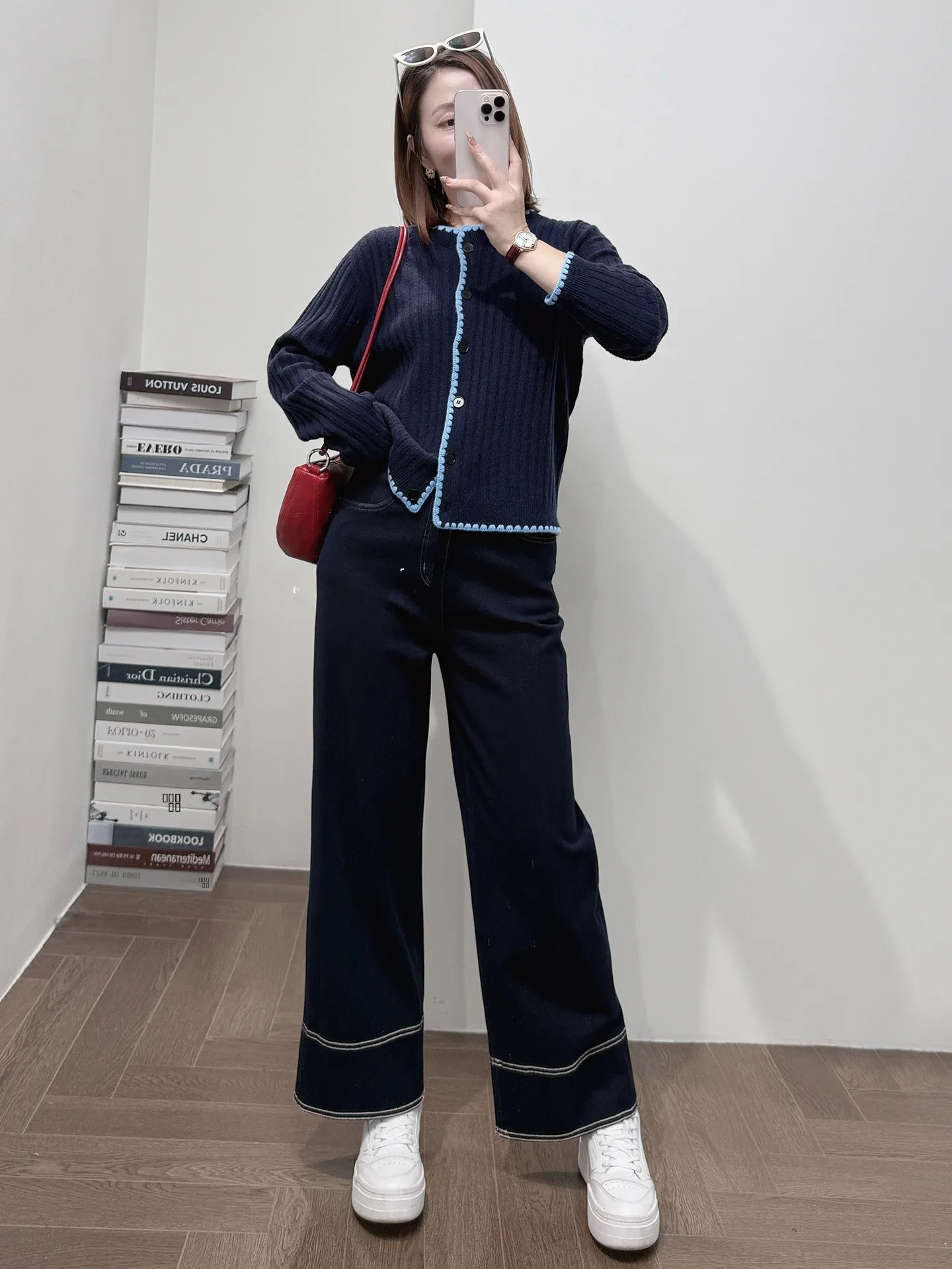 

Теплый шерстяной открытый кардиган, мягкий, как Camere ell, цветная вышивка, Blo, повседневный женский вязаный свитер Long Sve