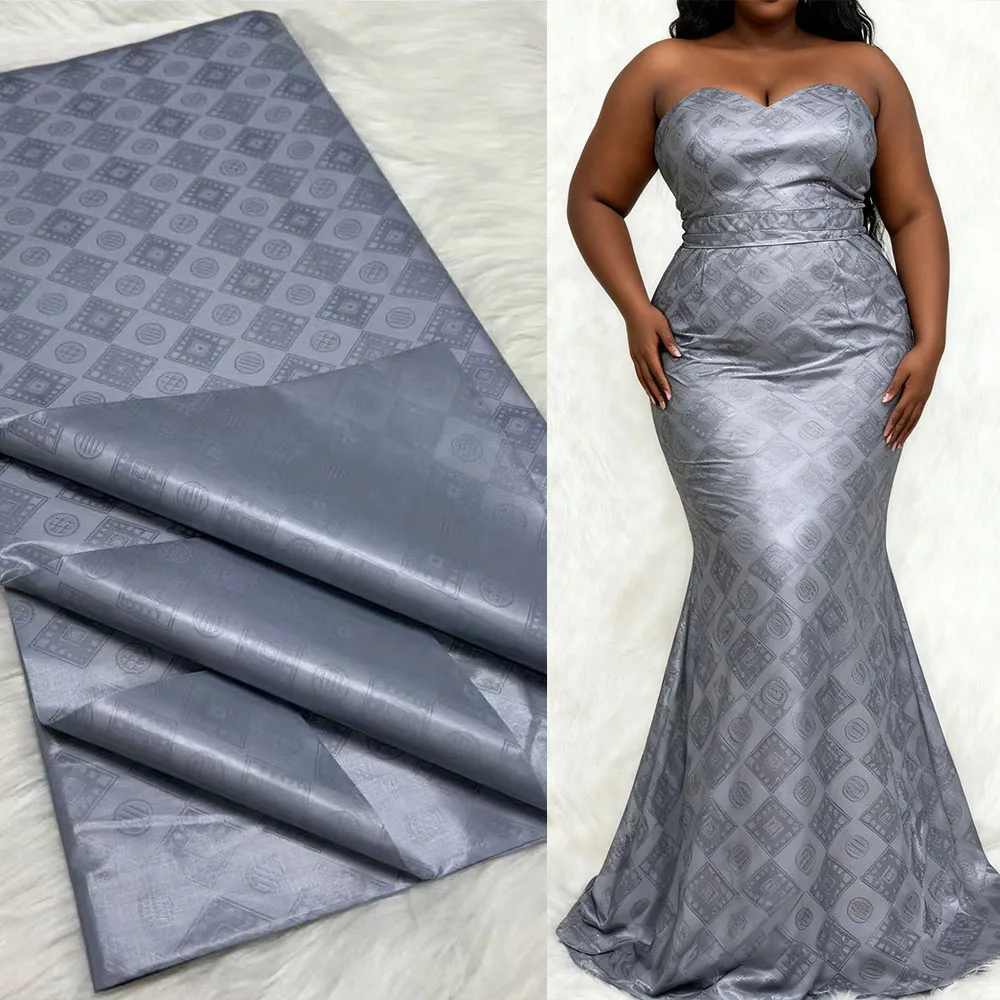 

5 Yards African lace fabric With fragrance The fabric of the clothing is suitable for making robes and formal attire