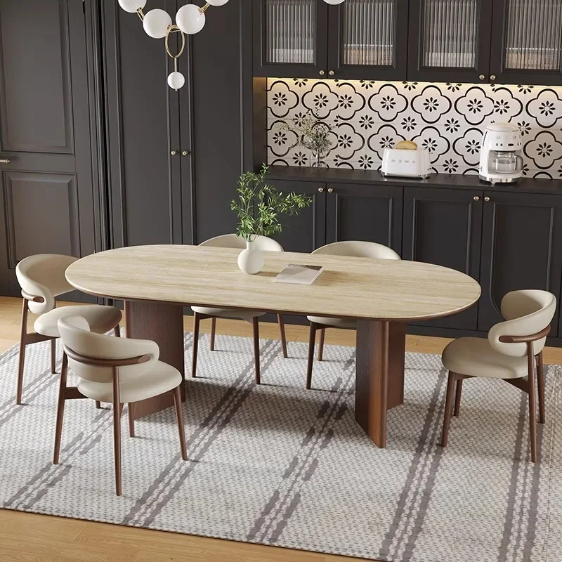 

Breakfast Nook Room Furnitures Desk Office Tables Tall Solid Wood Family Dinner Mesa Consola De Entrada Family Furniture