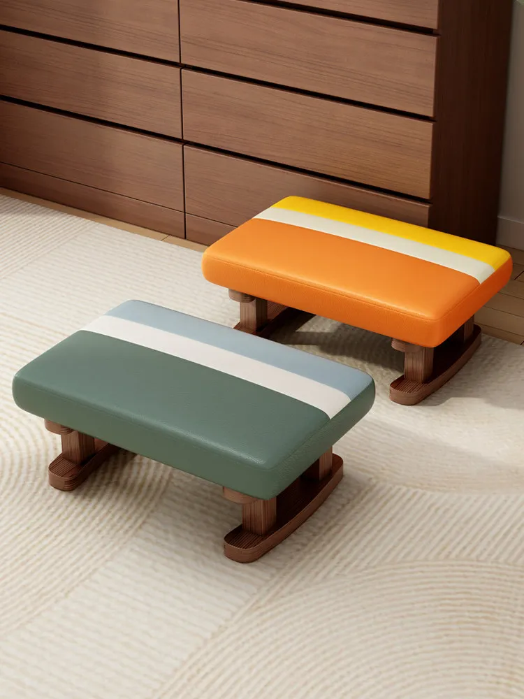 Small Stools Household Solid Wood Small Bench Coffee Table Stool Living Room Door Shoe Change Stool Sofa Foot Step Stools