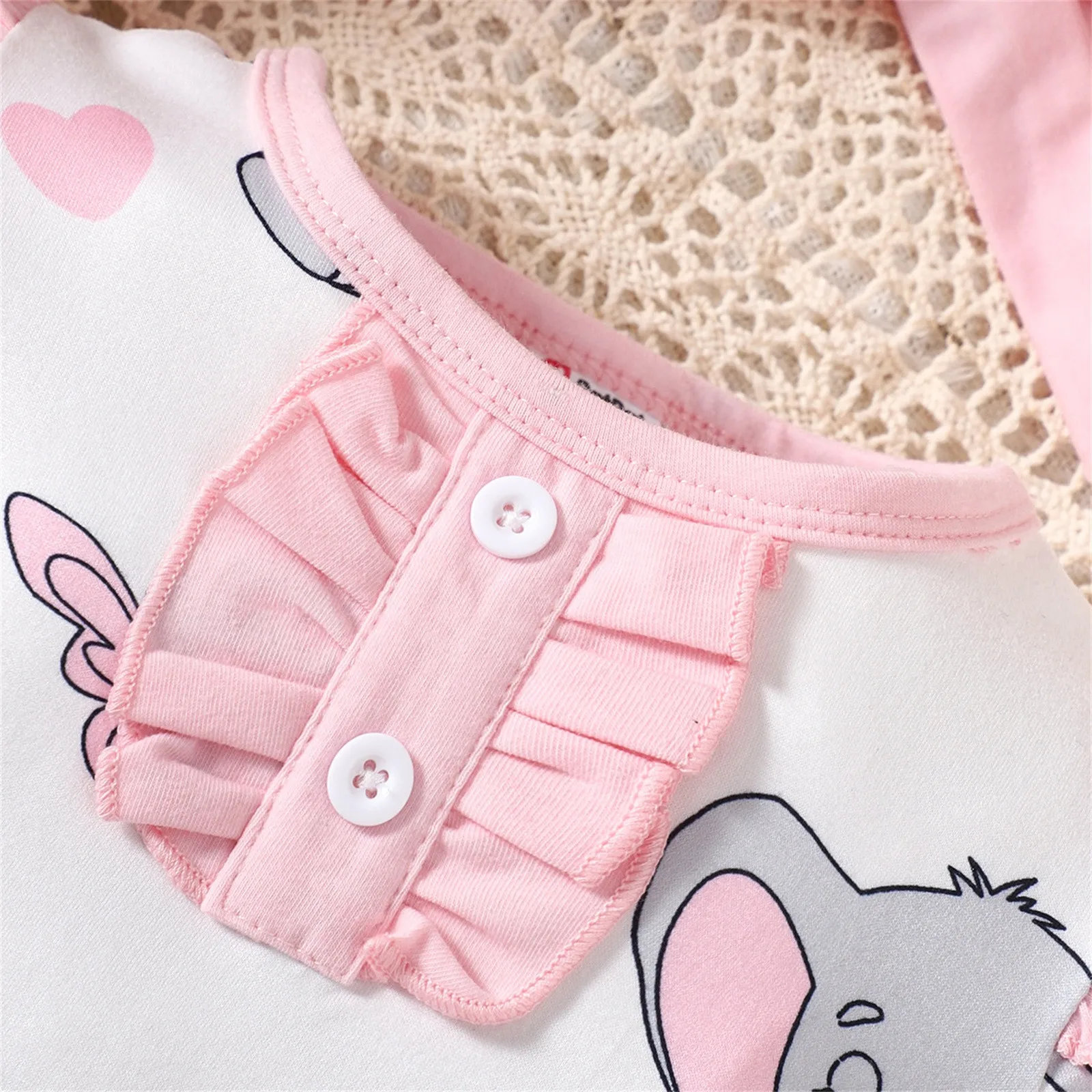 Newborn Baby Romper Pink elephant print high quality For Toddler Outfits 0-12 month baby girl clothes summer sleeveles One-piece