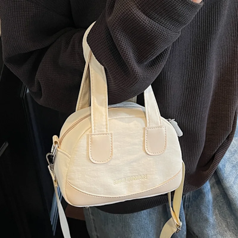 

2025 Commuter Canvas Underarm Bag for Women Minimalist Shoulder Crossbody Purse Fashionable Handbag