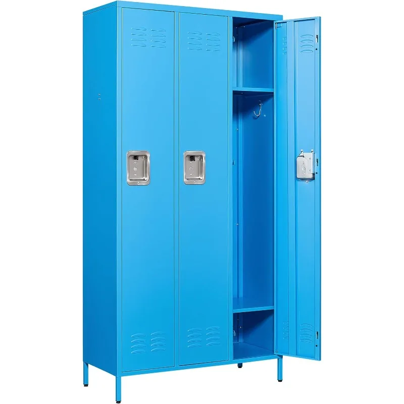 Metal Lockers for Employees Steel Locker Large School Locker Metal Wall Locker Office Employee Lock Box Steel Storage.