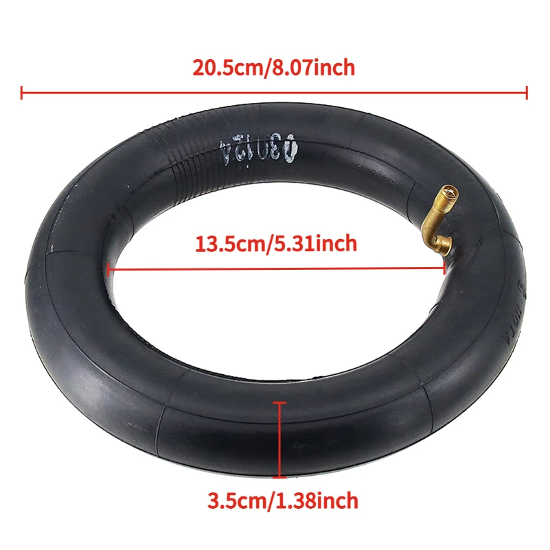 New8.5x2.00-5.5 Inner Tube Pneumatic Tire 90° Fit For 8.5 Inch INOKIM Night Series Scooter﻿ off-road tire