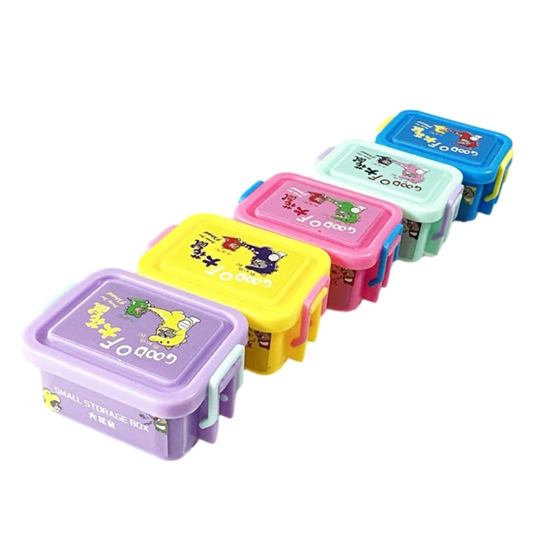 1PC Dollhosue Miniature Storage Box Mini Simulation Plastic Box For Doll House Decor Kids Pretend Play Toys